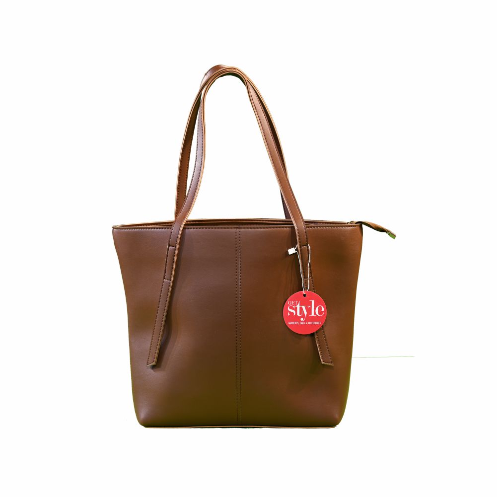 Ladies Light Brown Tote Bag